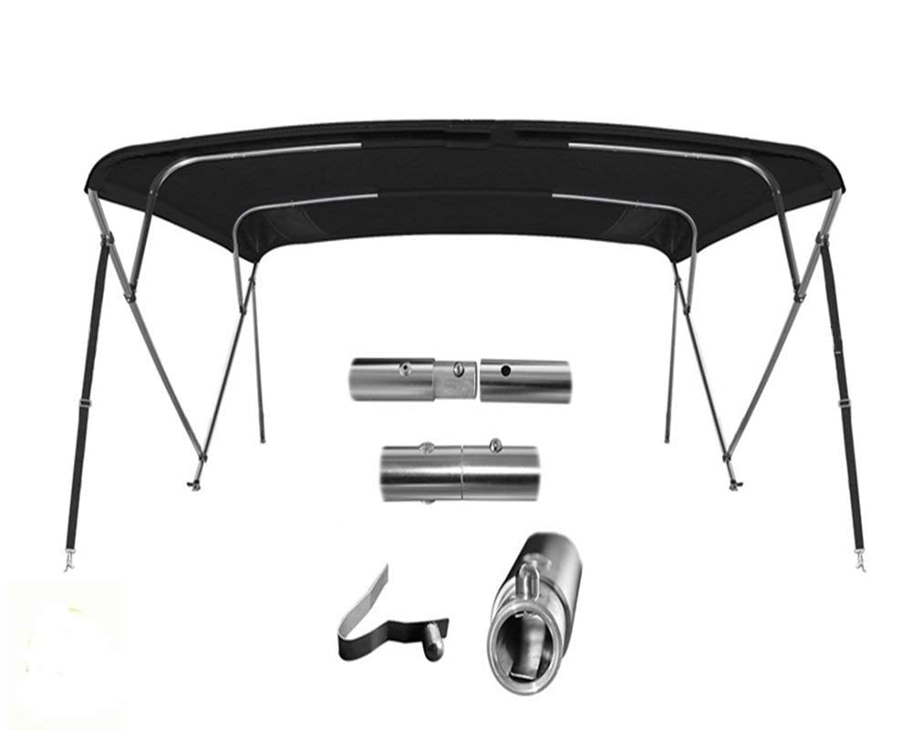 toldos binimi 4 arcos inoxidable 190 cm negro