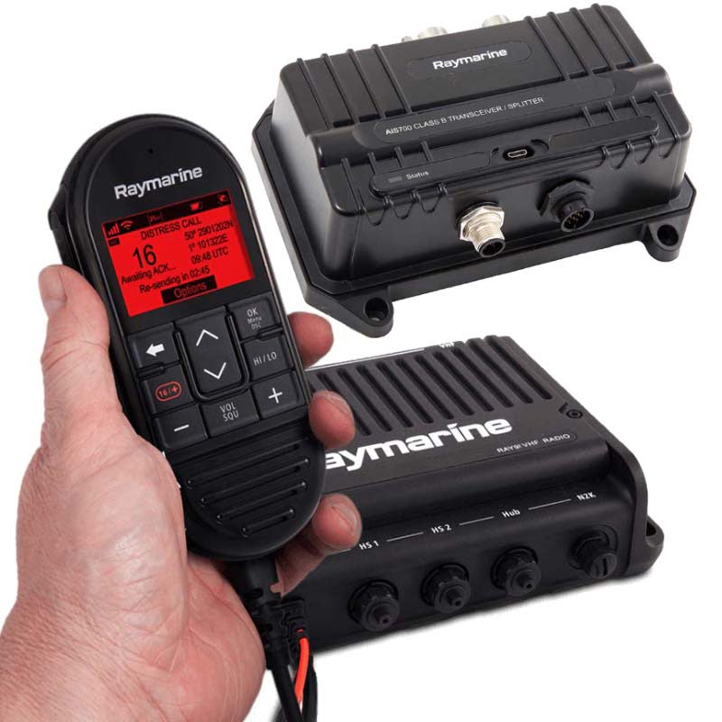 VHF fija con AIS recepcion y transmision altavoz Raymarine 91